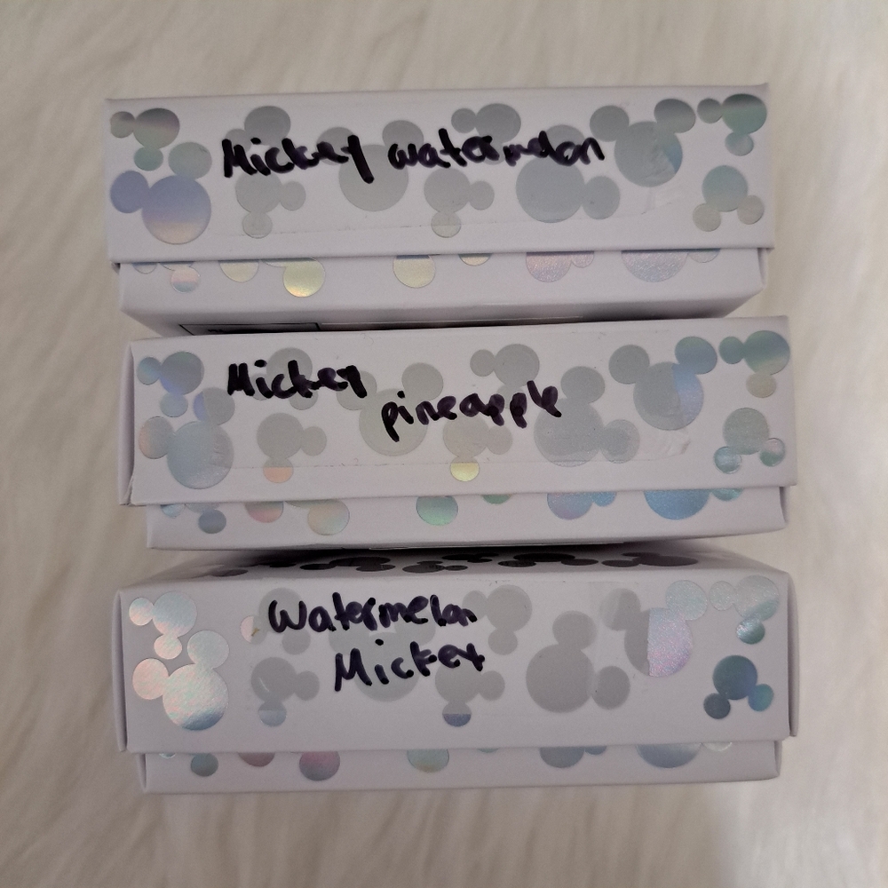 Disney x BaubleBar Mickey Mouse Shape Pineapple Watermelon Stud Earrings Set - Picture 5 of 6